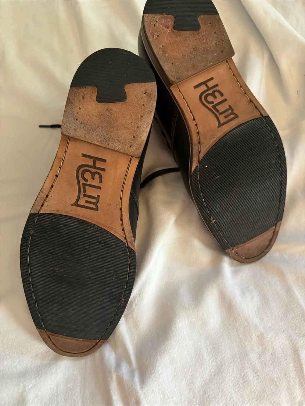 Men's Black Leather Chukka Boots with Brown Welt